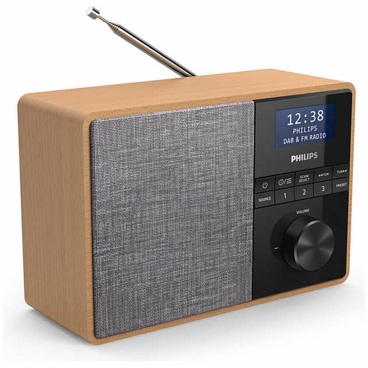 Philips Alarm Clock Radio DAB+ and Bluetooth TAR5505 hero image