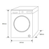 Euromaid 8kg Front Load Washing Machine EBFW800 image NaN