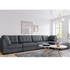Ostro Hunter Modular Lounge with Storage Ottoman Charcoal Y401MODBEL39 image NaN