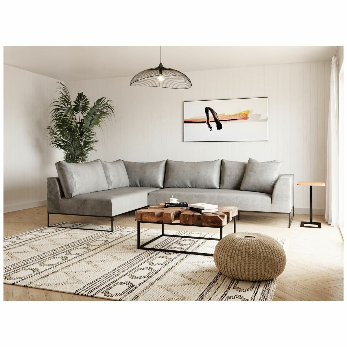 Kalona Vaeroy Modular Four Seater Right Facing Sofa Cloud WS-208-02B-VILA-11PK hero image