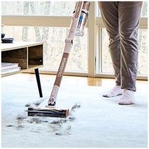Shark PowerPro Reveal Cordless Stick Vacuum White-Rose Gold IZ380H hero image