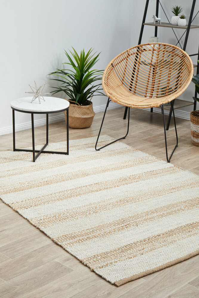 Rug Culture Nosa Large Natural & White Rug 280X190CM - NSA-555-NTWT-280X190 hero image