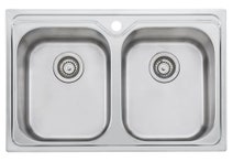 Oliveri Diaz Double Bowl Universal Sink DZ23TU hero image