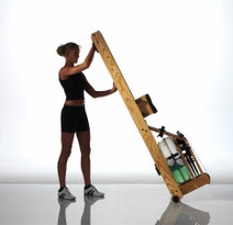 WaterRower 100AO Natural Rowing Machine with Phone / Tablet Holder hero image
