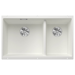 Blanco SUBLINE 430/270 Double Bowl Undermount Sink White 528010 hero image