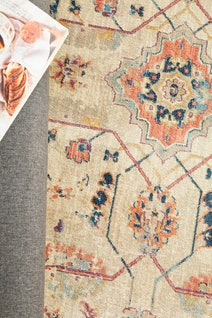 Rug Culture Odyssey Large Bone Multi-coloured Rug 400X80CM - ODY-140-BONE-400X80 hero image