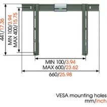 Vogels THIN 305 UltraThin LED/LCD/Plasma Wall Mount for 32 to 55 Inch TVs hero image