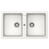 Abey Schock Typos N200 Double Bowl Sink with No Taphole - Alpina TN200W-NTH image NaN