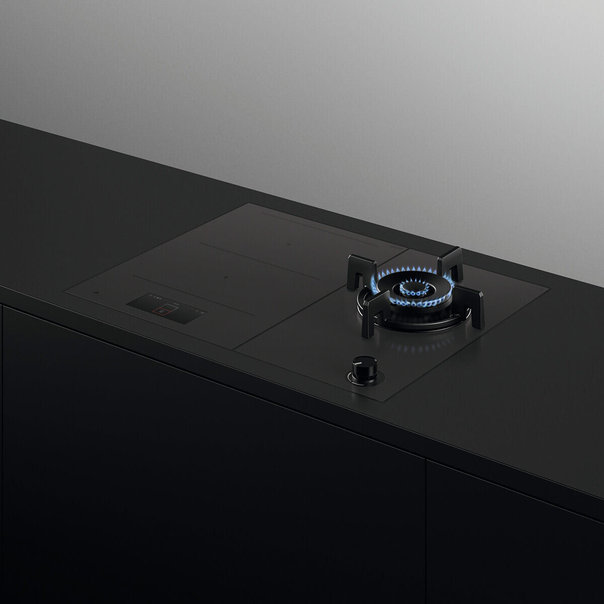 Fisher & Paykel Series 9 30cm 1 Burner LPG Gas Cooktop Black Glass CG301DLPGB5 hero image