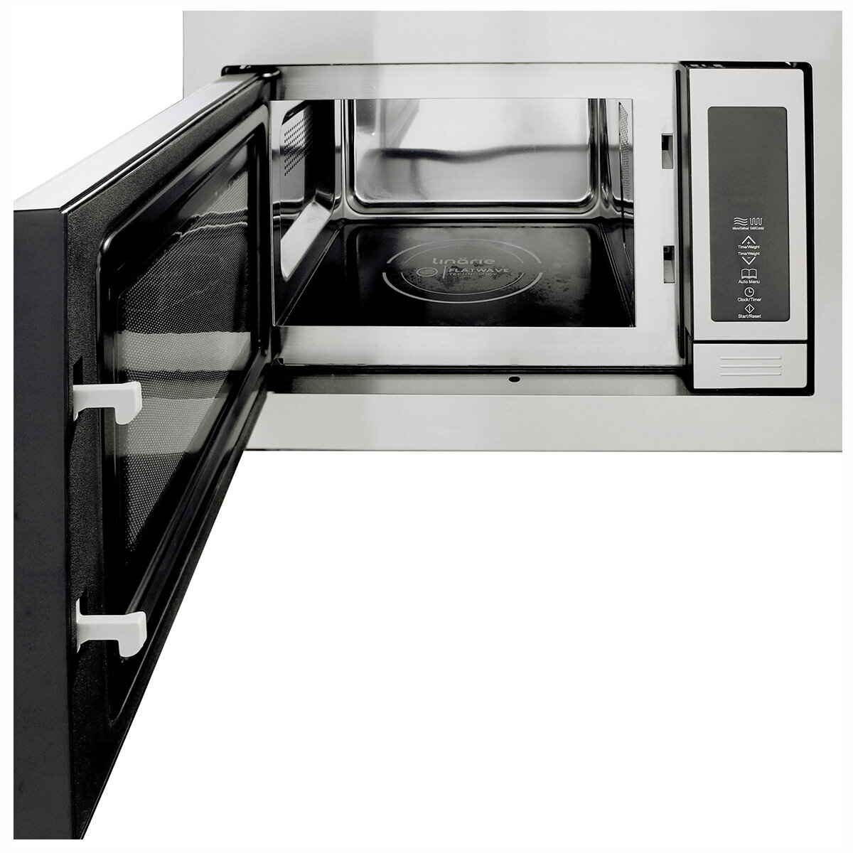Built in flatbed clearance microwave