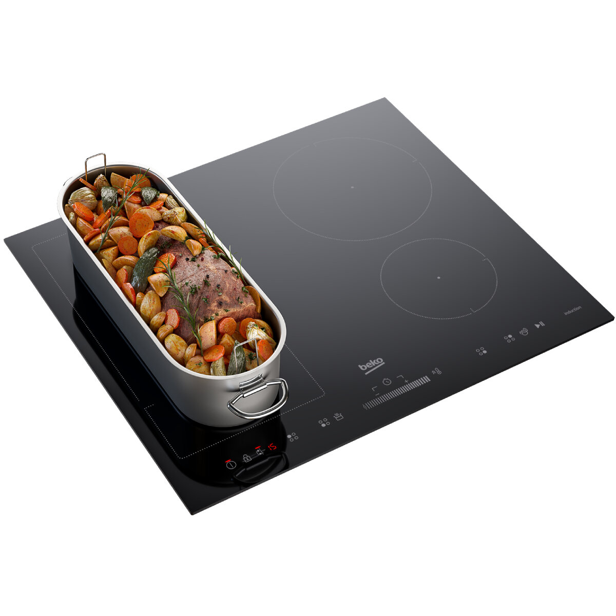 Beko 60cm Induction Direct Access Touch Control Cooktop BCT600IG hero image