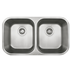 Abey Q200UT5 NuQueen Double Bowl Undermount Sink Pack image NaN