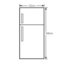 LG GT-442BPL 442L Top Mount Fridge hero image
