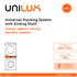 Unilux ULX102 Universal Bracket Kit with Sliding Shelf image NaN