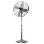 Goldair 45cm Pedestal Fan Black Chrome GCPF265 hero image
