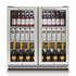 Husky 190L Double Glass Door Bar Fridge HUS-C2-840-HY image NaN