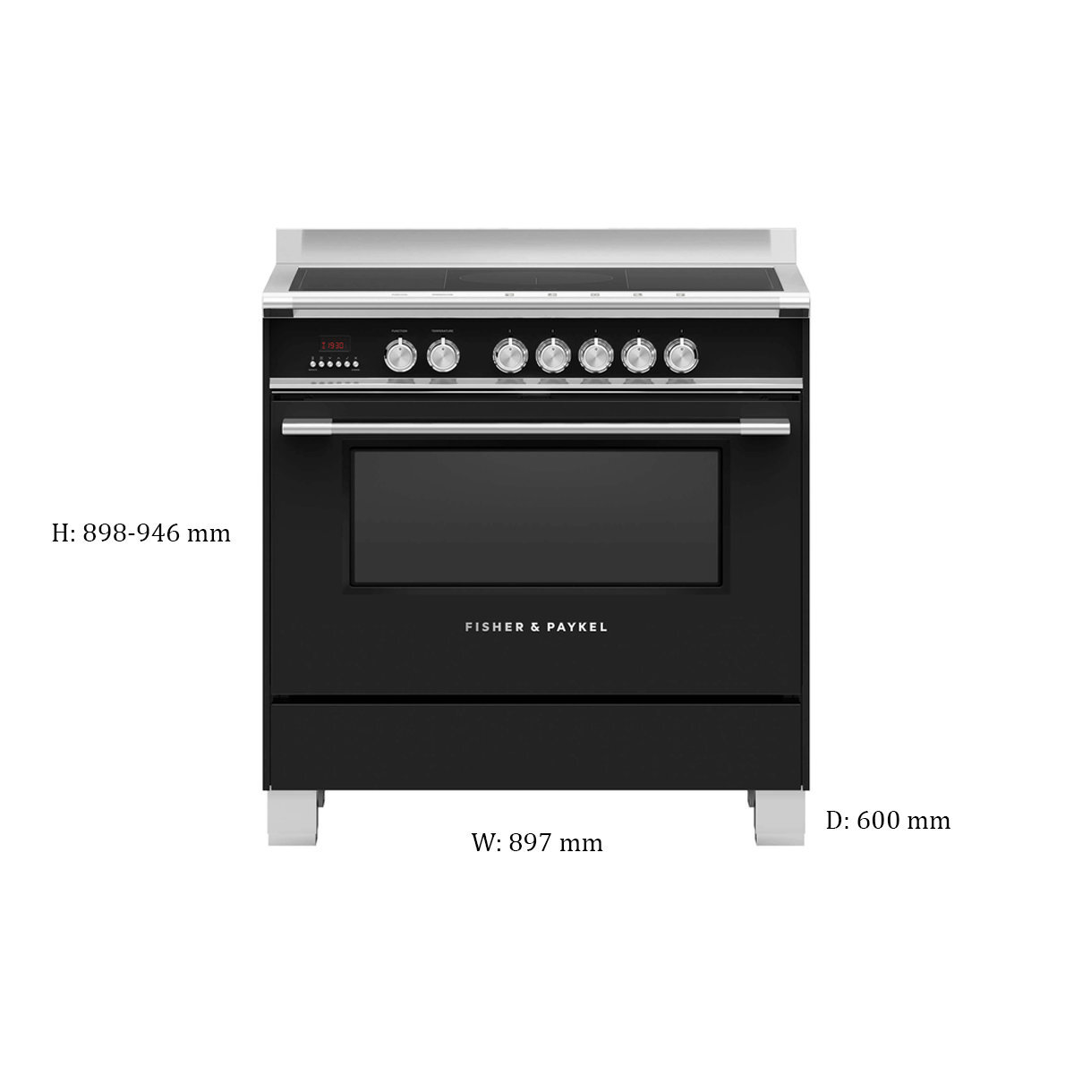 Fisher Paykel OR90SCI6B1 90cm Freestanding Electric Pyrolytic