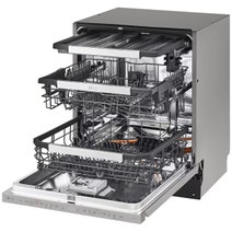 LG 60cm Dishwasher UnderBench Hidden Control with Steam-Platinum Steel XD3A25UPS hero image