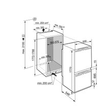 Liebherr Plus Series 253L Integrated Bottom Mount Fridge ICNH5123RH hero image