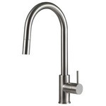 Rogerseller Tonic Sink Mixer with Pull Out Spray - Brushed Nickel 3606013807 hero image