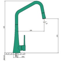 Armando Vicario TINKD-RG Tink Kitchen Mixer Tap with Pull-Out hero image