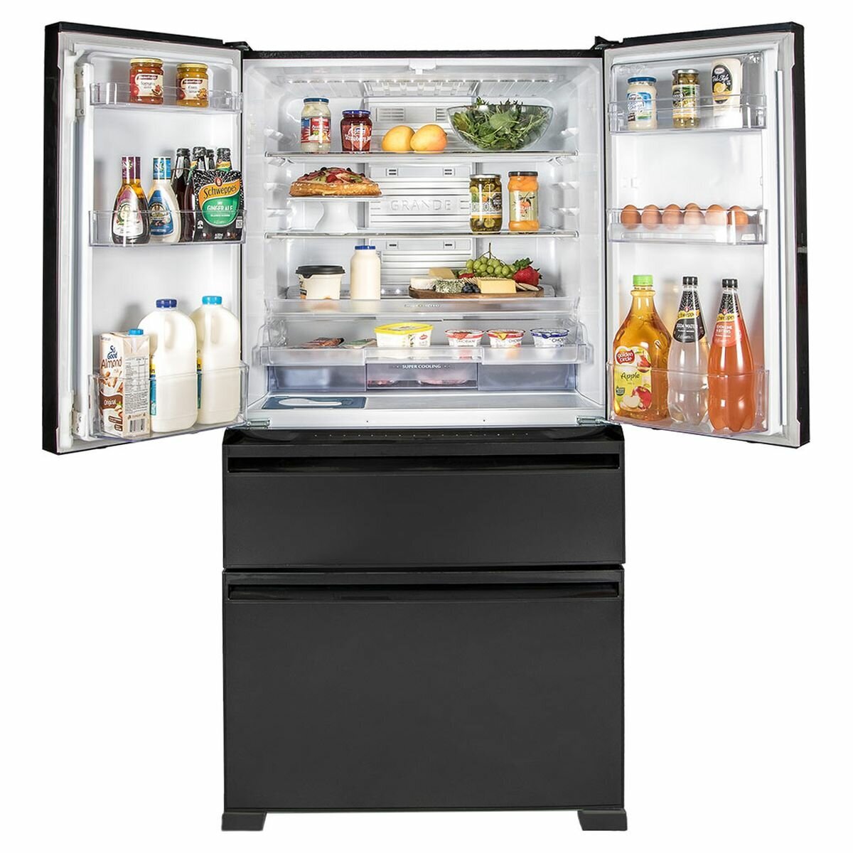 Mitsubishi electric 630l best sale french door fridge