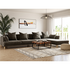 Kalona KYOTO Right Facing Extended Chaise Sofa Pewter WS-205-RCS-VILA-27 image NaN