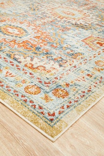 Rug Culture Legacy Large Multi-coloured Rug 290X200CM - LEG-853-BLUE-290200 hero image