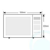 LG MS4042GRS 40L Microwave 1100W hero image