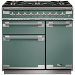 Falcon 90cm Elise Freestanding Dual Fuel Oven/Stove Mineral Green and Nickel ELS90DFMGN hero image
