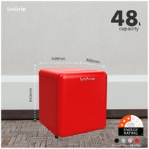 Linarie 48L Chatel Red Retro Mini Fridge LK48MBRED hero image