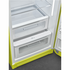 Smeg 270L 50's Retro Style Aesthetic Top Mount Fridge Lime Green FAB28RLI3 image NaN