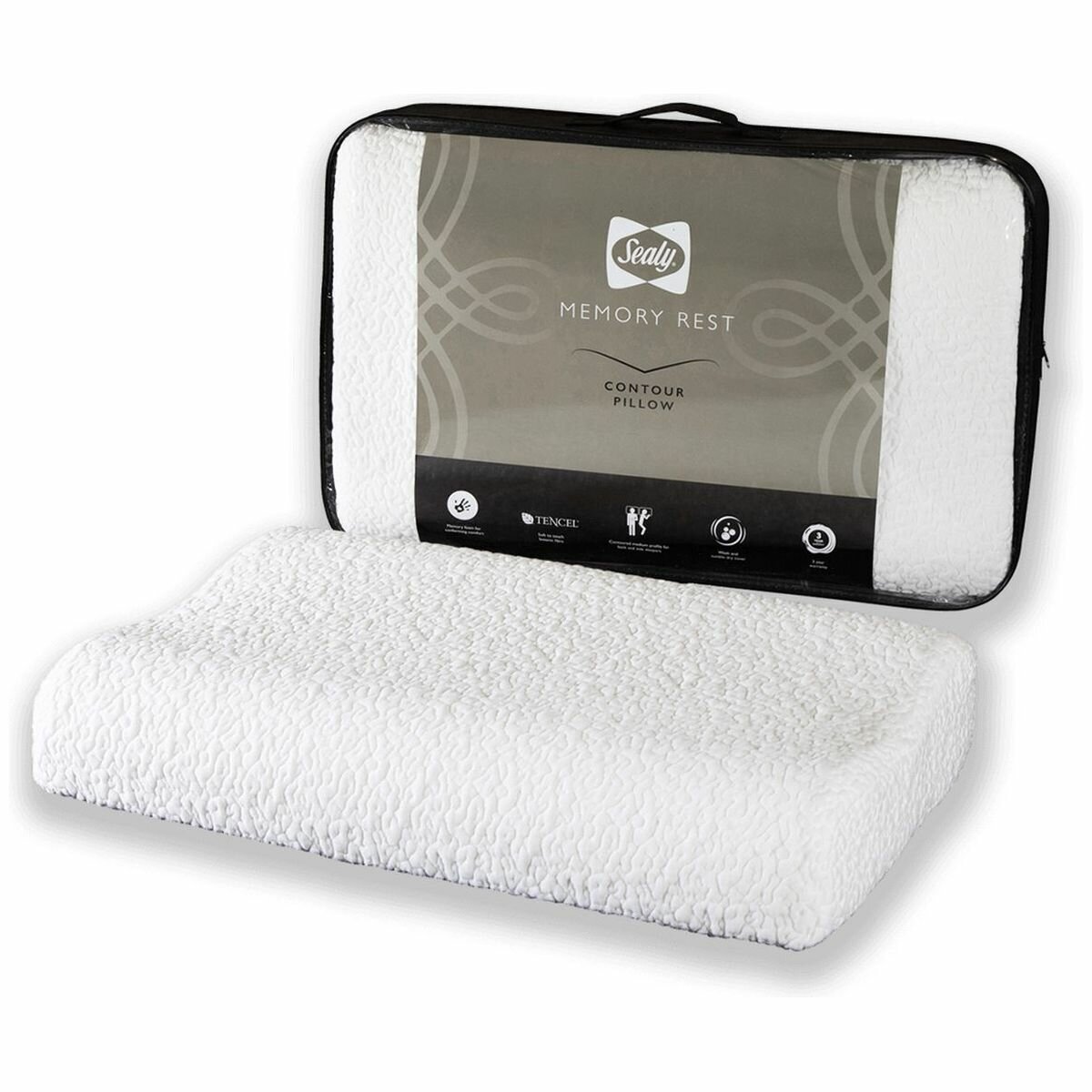 Sealy Memory Rest Contour Pillow SEAPLW-MEMREST-CONT hero image