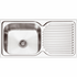 Abey Single Bowl Sink with Right Hand Drainer & Tap PR100RT image NaN