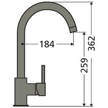 Oliveri ES520 Essentials Goose Neck Mixer Tap hero image