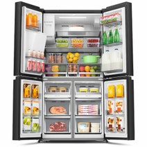 Hisense 585L PureFlat French Door Frost Free Refrigerator HRCD585BW hero image