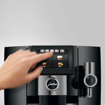 Jura J10 INTA Automatic Coffee Machine Piano Black 15664 hero image