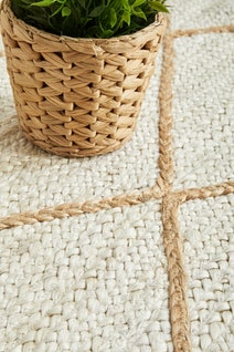 Rug Culture Nosa Medium White & Natural Rug 300X80CM - NSA-222-WHT-300X80 hero image