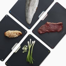 Joseph Joseph Folio Steel 4 Piece Chopping Board Set Stainless Steel 60170 hero image