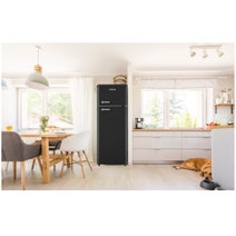 Linarie Valloire 209L Black Retro Top Mount Fridge - Manual Defrost LK200DDBLACK hero image
