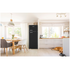 Linarie Valloire 209L Black Retro Top Mount Fridge - Manual Defrost LK200DDBLACK image NaN