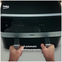 Beko 9.5L Dual Airfryer FRL6488 hero image