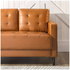 Zinus Mid-Century 2 Seater Faux Leather Sofa Cognac AU-USSMC1ZC-02C image NaN