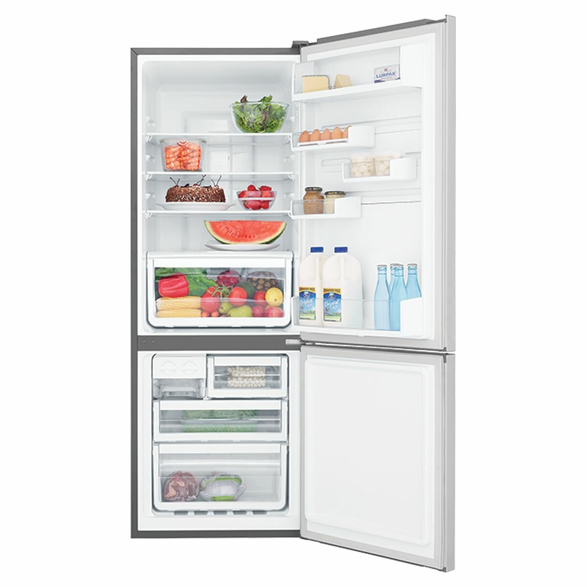 Westinghouse 340l bottom mount cheap fridge