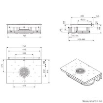 BORA BIU 76cm Basic Induction Cooktop with Integrated Ventilation System hero image