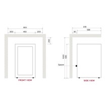 Vintec 35 Bottle Single Zone Wine Cabinet Black VWS035SBB hero image