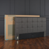 Zinus Lottie Deluxe Queen Upholstered Bed Frame Dark Grey AU-FSPB-Q image NaN