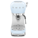 Smeg 50s Style Espresso Coffee Machine Pastel Blue ECF02PBAU hero image