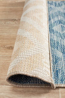 Rug Culture Terrace Large Blue Rug 400X80CM - TER-5504-BLU-400X80 hero image