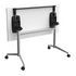 OLG Uni Flip Table 1200x600 White Worktop with Chrome Frame OG_UNIFLIP126C_W image NaN